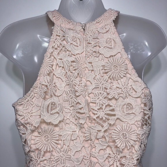 Love Poem Blush Pink Lace Dress Size Small - Picture 4 of 6